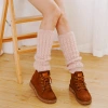 Dot yarn twisted short sock set, Dui Dui sock, cashmere and woolen knitted boot set, sock set, loose leg guard set for women in autumn and winter Specification image